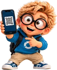 Nálezce skenuje QR kód